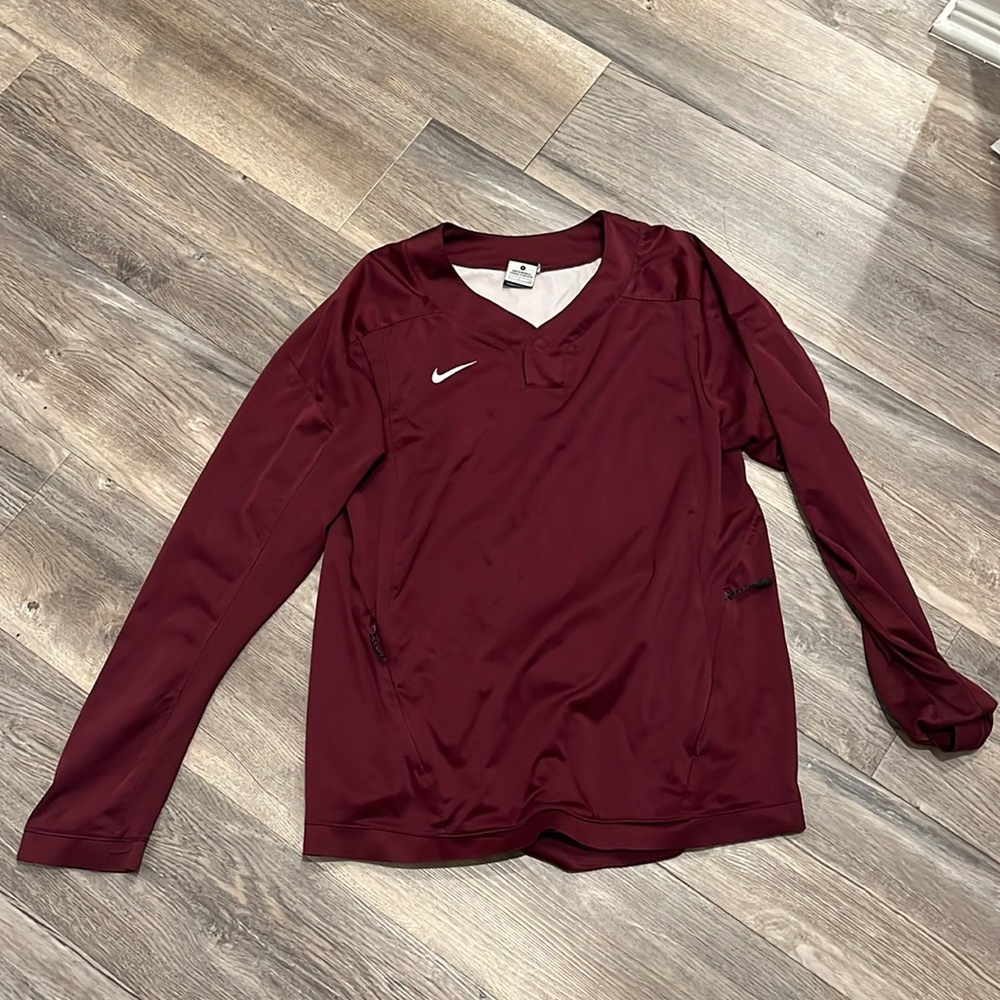 Maroon Nike Jacket size small